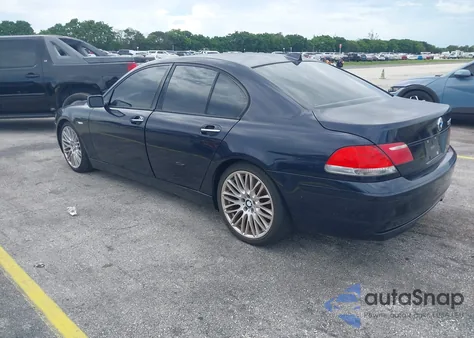 2007 BMW 750I z USA, uszkodzony, nr VIN WBAHL83597DT08140